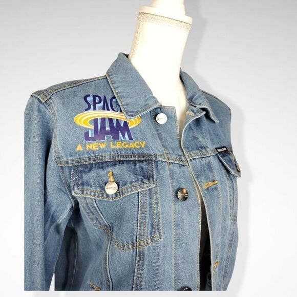 Looney Tunes Space Jam Members Only Denim Jacket - Picture 6 of 10